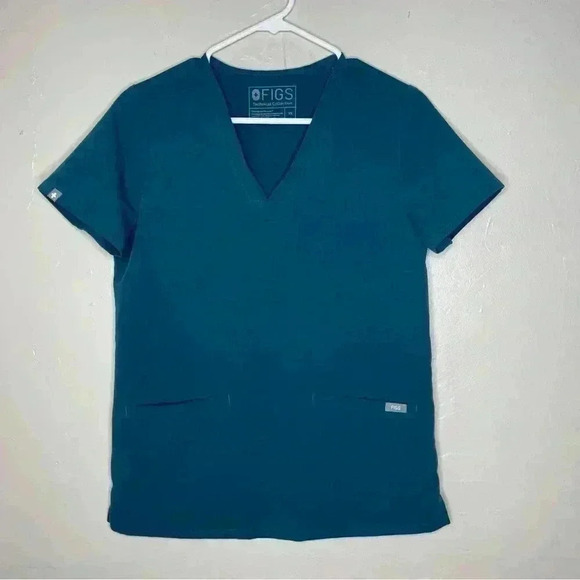 FIGS Casma™ Three-Pocket Scrub Top Sz XS - Picture 1 of 5